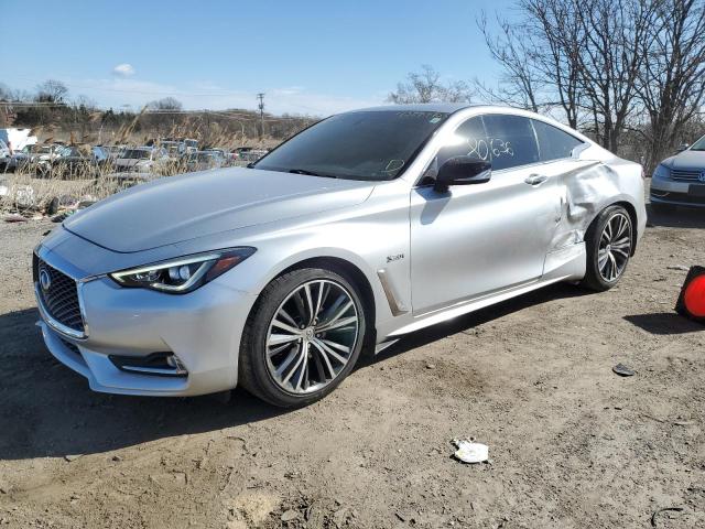 JN1EV7EL9HM550596 - 2017 INFINITI Q60 PREMIUM SILVER photo 1