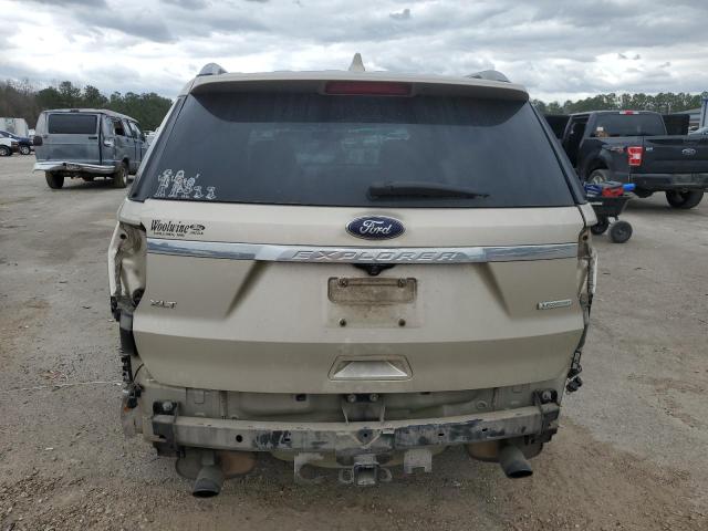 1FM5K7DH4HGB05633 - 2017 FORD EXPLORER XLT TAN photo 6