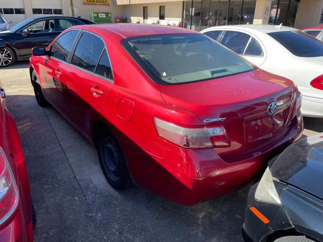 JTNBE46K673095209 - 2007 TOYOTA CAMRY CE RED photo 3