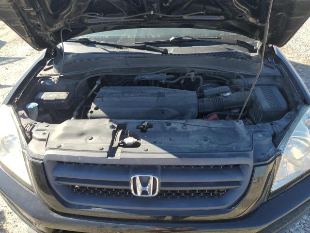 2HKYF18674H607098 - 2004 HONDA PILOT EXL BLACK photo 12