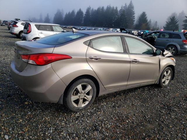 5NPDH4AE7DH413912 - 2013 HYUNDAI ELANTRA GLS SILVER photo 3