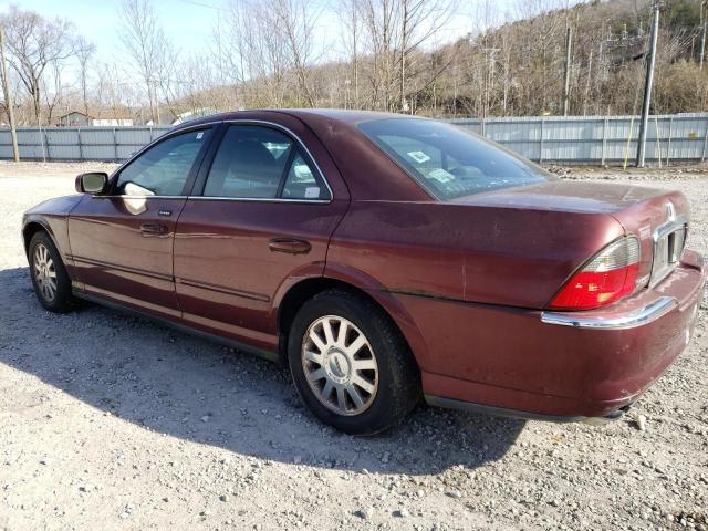 1LNHM86S74Y611189 - 2004 LINCOLN LS Bordo foto 2