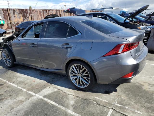 JTHBF1D25E5007348 - 2014 LEXUS IS 250 GRAY photo 2