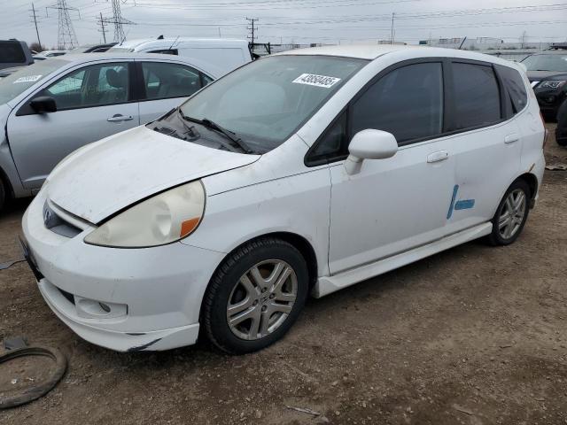 JHMGD38697S017132 - 2007 HONDA FIT S 白色 照片 1