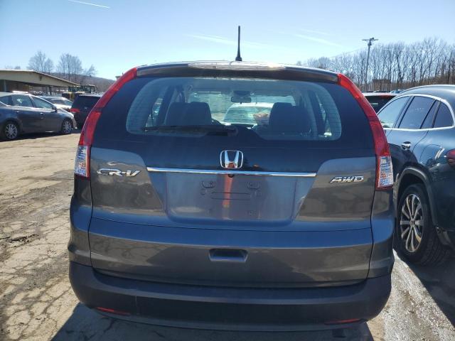 2HKRM4H37CH624984 - 2012 HONDA CR-V LX GRAY photo 6