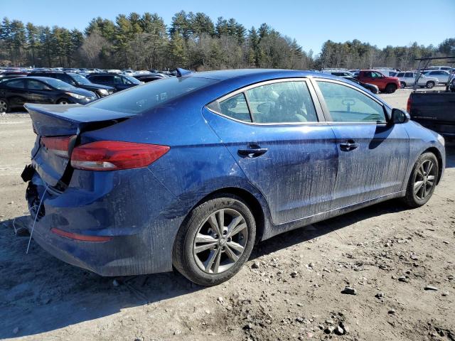 5NPD84LFXHH050629 - 2017 HYUNDAI ELANTRA SE BLUE photo 3