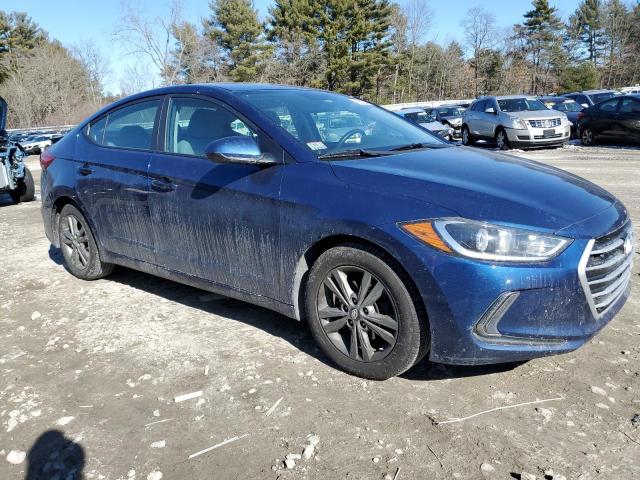 5NPD84LFXHH050629 - 2017 HYUNDAI ELANTRA SE BLUE photo 4