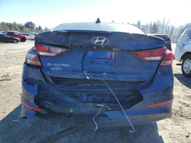 5NPD84LFXHH050629 - 2017 HYUNDAI ELANTRA SE BLUE photo 6