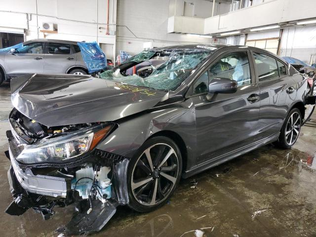 4S3GKAM67N3607628 - 2022 SUBARU IMPREZA SPORT GRAY photo 1