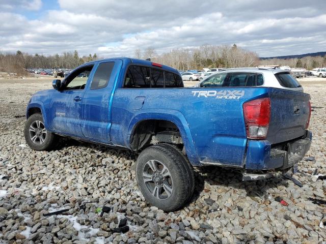 5TFSZ5AN9GX044666 - 2016 TOYOTA TACOMA ACCESS CAB BLUE photo 2