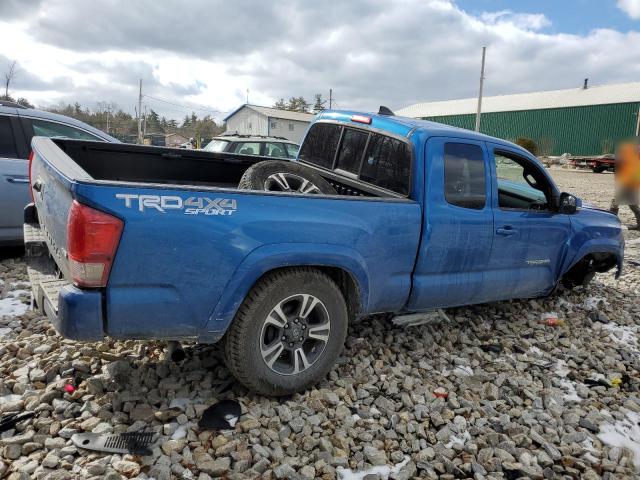 5TFSZ5AN9GX044666 - 2016 TOYOTA TACOMA ACCESS CAB BLUE photo 3