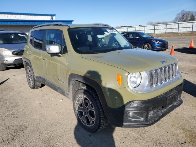 ZACCJBDT1FPC08417 - 2015 JEEP RENEGADE LIMITED GREEN photo 4