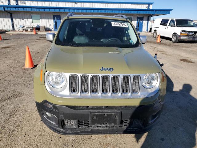 ZACCJBDT1FPC08417 - 2015 JEEP RENEGADE LIMITED GREEN photo 5