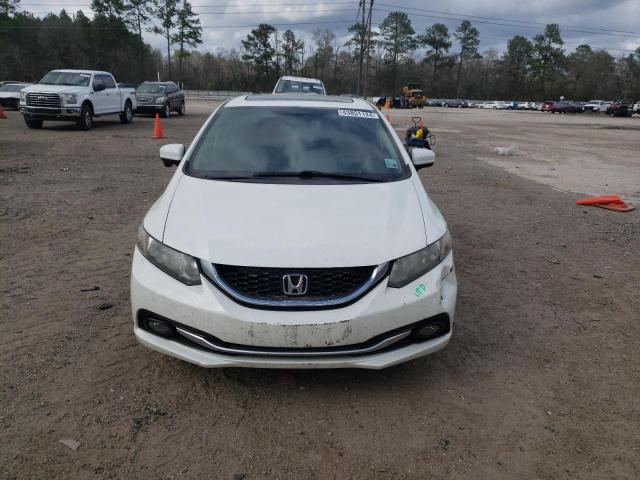 19XFB2F97FE067684 - 2015 HONDA CIVIC EXL WHITE photo 5