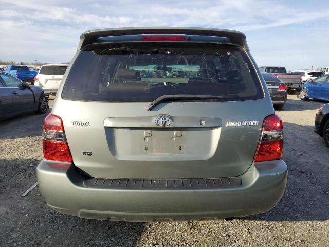 JTEGP21A070129049 - 2007 TOYOTA HIGHLANDER SPORT GREEN photo 6