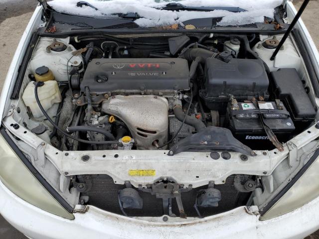 4T1BE32K64U318287 - 2004 TOYOTA CAMRY LE WHITE photo 11