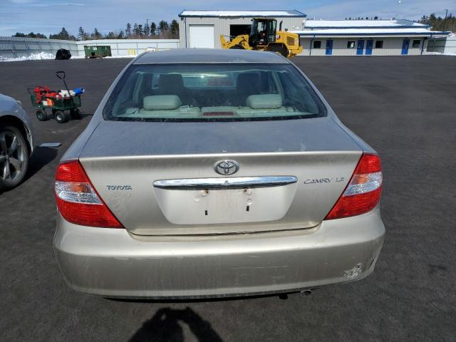 4T1BE32K640863213 - 2004 TOYOTA CAMRY TAN photo 6