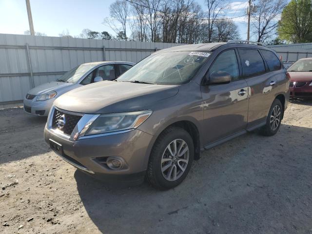 5N1AR2MM5EC667067 - 2014 NISSAN PATHFINDER S GRAY photo 1