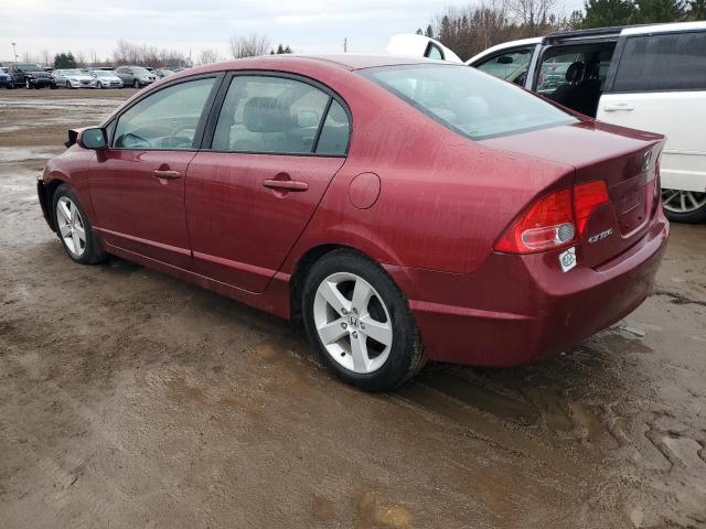 1HGFA16456L811194 - 2006 HONDA CIVIC LX MAROON photo 2