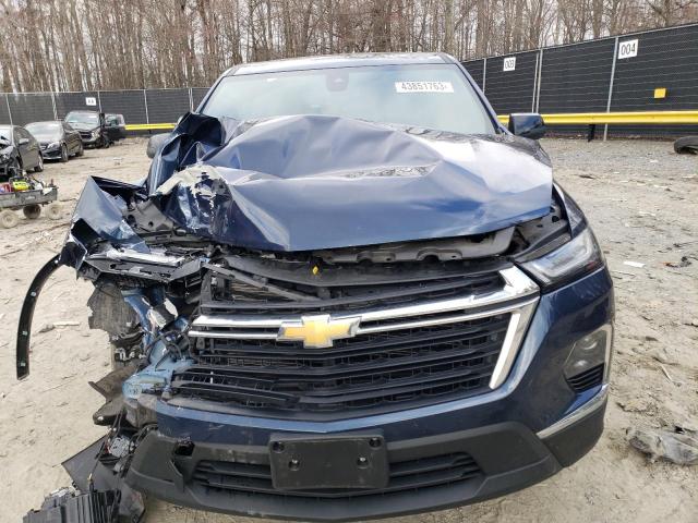 1GNERFKW3NJ105978 - 2022 CHEVROLET TRAVERSE LS BLUE photo 5