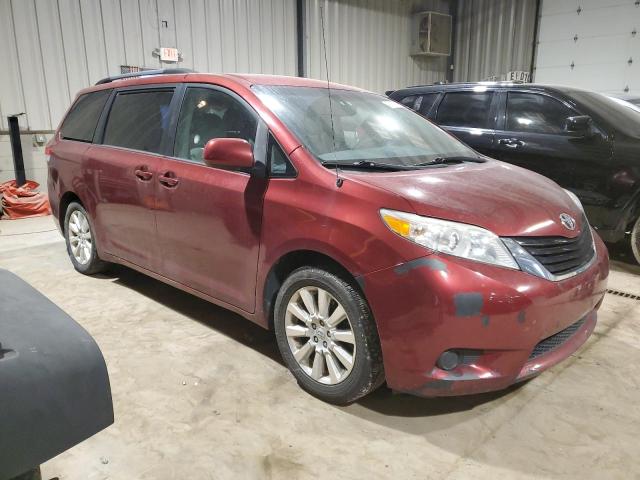 5TDJK3DC6BS015025 - 2011 TOYOTA SIENNA LE RED photo 4