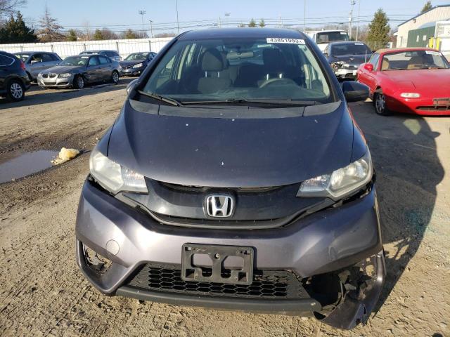 3HGGK5H59FM774244 - 2015 HONDA FIT LX GRAY photo 5