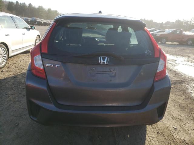 3HGGK5H59FM774244 - 2015 HONDA FIT LX GRAY photo 6