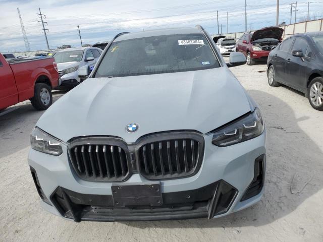 5UX53DP05P9S81159 - 2023 BMW X3 XDRIVE30I GRAY photo 5