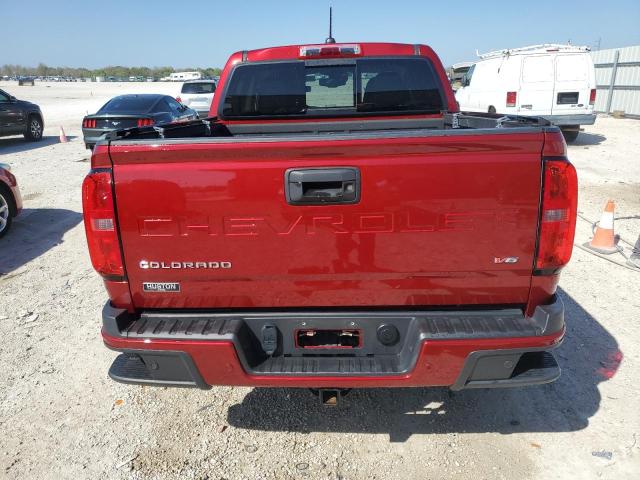 1GCGTDEN0M1223608 - 2021 CHEVROLET COLORADO Z71 RED photo 6