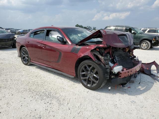 2C3CDXHG3KH573134 - 2019 DODGE CHARGER GT BURGUNDY photo 4