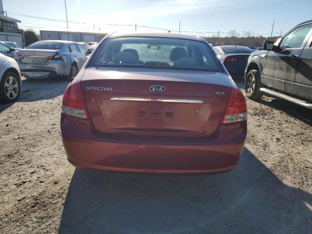 KNAFE222995603998 - 2009 KIA SPECTRA EX RED photo 6