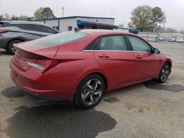 KMHLN4AJ5PU049626 - 2023 HYUNDAI ELANTRA LIMITED RED photo 3