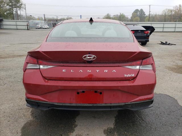 KMHLN4AJ5PU049626 - 2023 HYUNDAI ELANTRA LIMITED RED photo 6