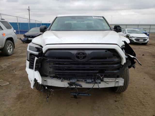 5TFLA5EC1NX005958 - 2022 TOYOTA TUNDRA CRE WHITE photo 5