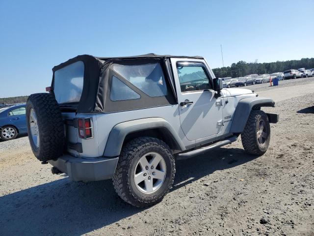 1J4AA2D17BL627645 - 2011 JEEP WRANGLER SPORT SILVER photo 3