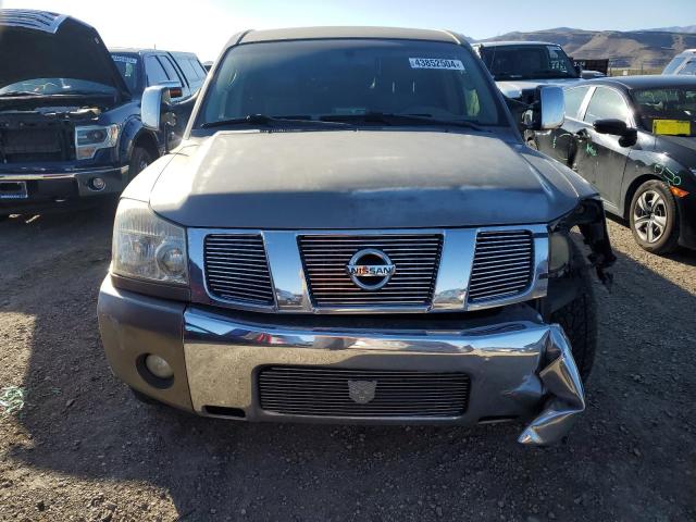 1N6AA07A96N518133 - 2006 NISSAN TITAN XE GRAY photo 5