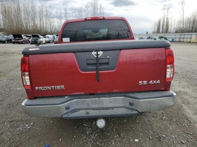 1N6AD07W49C414555 - 2009 NISSAN FRONTIER CREW CAB SE RED photo 6