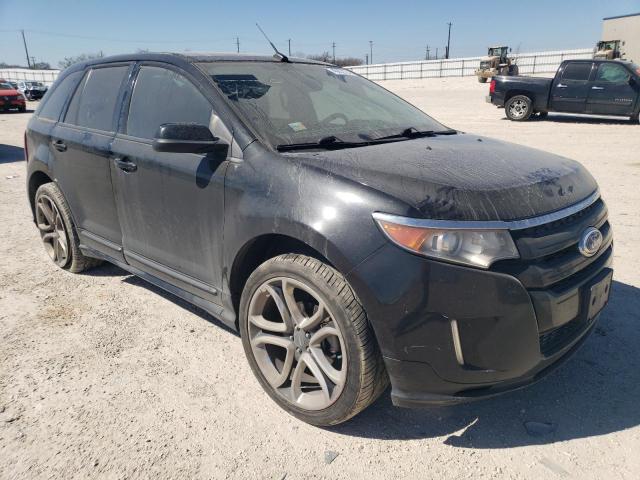 2FMDK3AK4EBB21466 - 2014 FORD EDGE SPORT BLACK photo 4