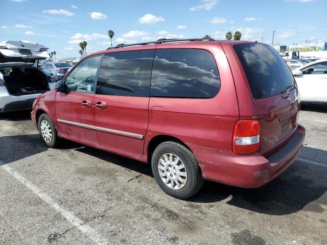 KNDUP132156648130 - 2005 KIA SEDONA EX BURGUNDY photo 2