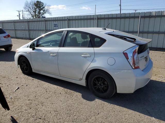 JTDKN3DUXF1872892 - 2015 TOYOTA PRIUS WHITE photo 2