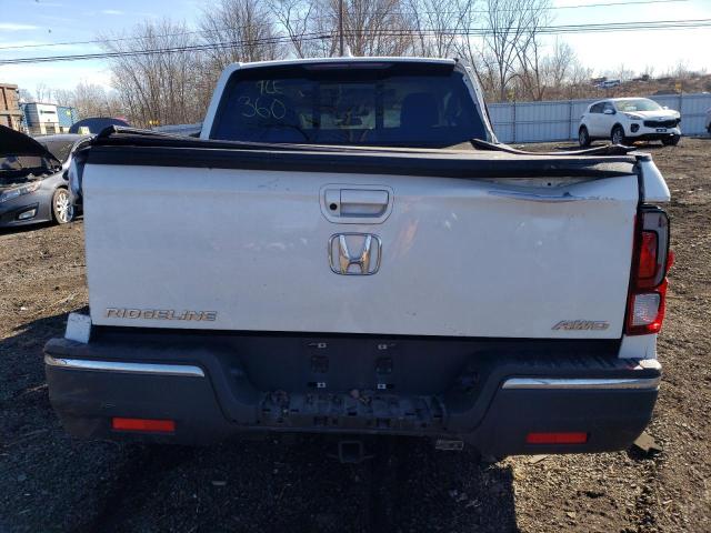 5FPYK3F5XLB024983 - 2020 HONDA RIDGELINE RTL WHITE photo 6