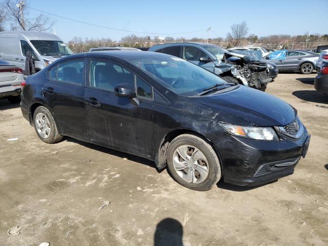 2HGFB2F59DH597753 - 2013 HONDA CIVIC LX BLACK photo 4