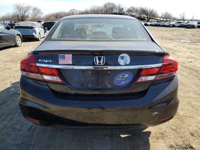 2HGFB2F59DH597753 - 2013 HONDA CIVIC LX BLACK photo 6