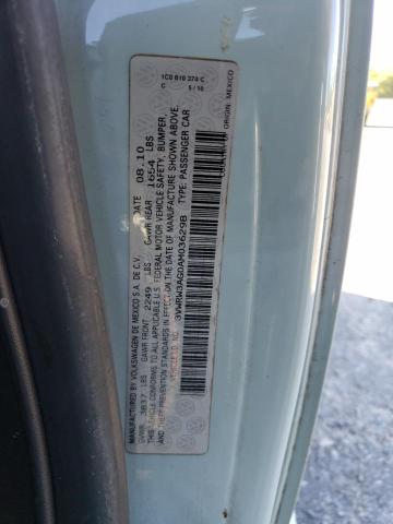 3VWRW3AG0AM036298 - 2010 VOLKSWAGEN NEW BEETLE BLUE photo 12