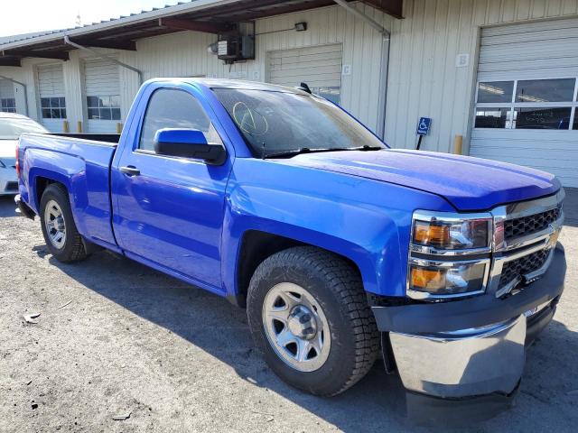 1GCNKPEC4FZ258795 - 2015 CHEVROLET SILVERADO K1500 BLUE photo 4