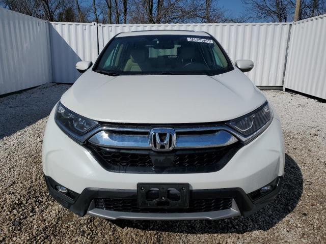 2HKRW2H83KH670479 - 2019 HONDA CR-V EXL WHITE photo 5