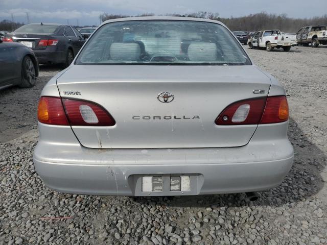 2T1BR12E6YC306442 - 2000 TOYOTA COROLLA VE GRAY photo 6