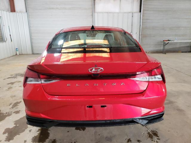 5NPLL4AG6MH050725 - 2021 HYUNDAI ELANTRA SE RED photo 6