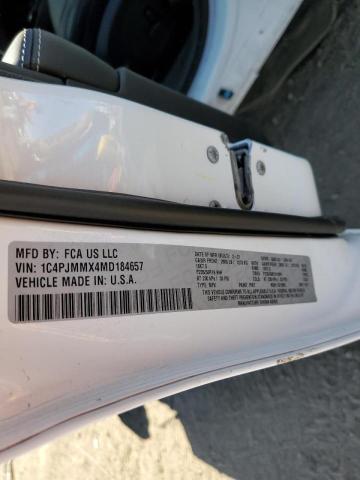 1C4PJMMX4MD184657 - 2021 JEEP CHEROKEE LATITUDE LUX WHITE photo 12