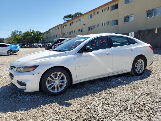 1G1ZE5ST2HF160475 - 2017 CHEVROLET MALIBU LT WHITE photo 1